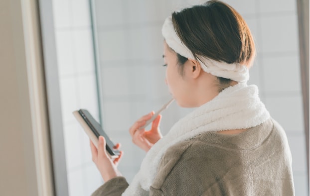 歯磨きは1分以内でサッと済ませがち