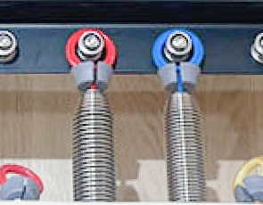 男性 : 赤・青1本