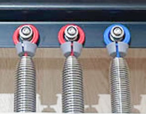 男性 : 赤・青1本