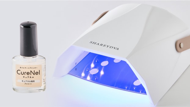 8.プリンター専用コートを爪に塗る