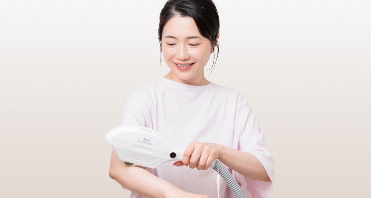 肌への負担を軽減