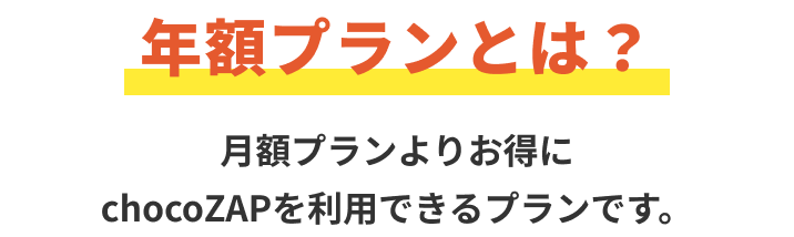 年額プランとは？