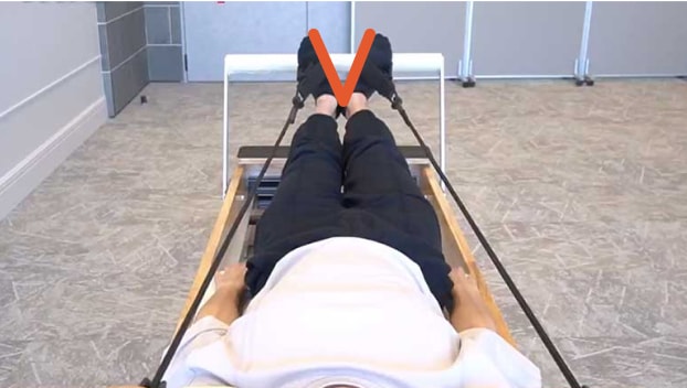 足をセットする